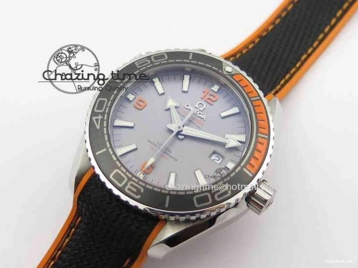 0505 UrbanStyle Planet Ocean 2016 43.5mm SS OM 1:1 Best Edition Gray Dial On Black Nylon Strap A 8168